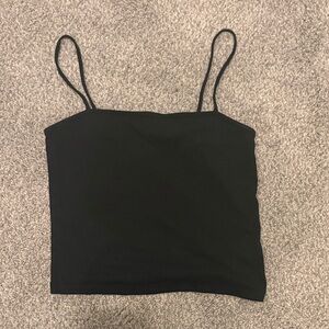 Wildflowers Black Camisole Top